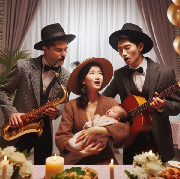 Fredi Jon sempre acreditou que cantar para alguém era mais do que oferecer música — era abrir janelas no tempo, costurar memórias, dar forma ao que muitas vezes se sente, mas não se diz. Foi com essa missão que cruzou a cidade naquela tarde quente, rumo ao Ipiranga, para celebrar o primeiro ano do pequeno Joaquim.