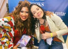 Middah Borges emociona público ao lançar autobiografia e transformar stand da Bienal em palco musical