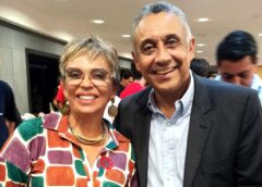 Pré-candidata ao Senado, Marília Campos cumpre agenda ao lado de Gilmar Machado em Uberaba