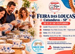 Feira de Louças chega a Catanduva com produtos a preços acessíveis e ação solidária